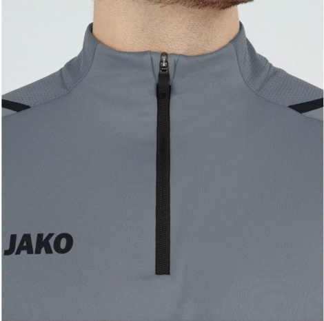 Реглан Jako Zip top CHALLENGE сіро-чорний 8621-841