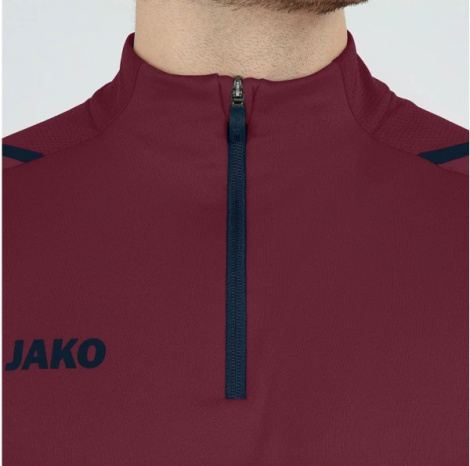 Реглан Jako Zip top CHALLENGE бордово-синий 8621-132