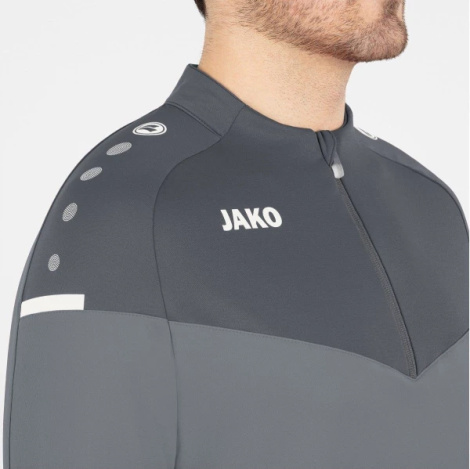 Реглан Jako ZIP-top CHAMP 2.0 серый 8620-40