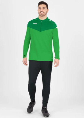 Реглан детский Jako ZIP-TOP CHAMP 2.0 зеленый CHAMP 8620-22
