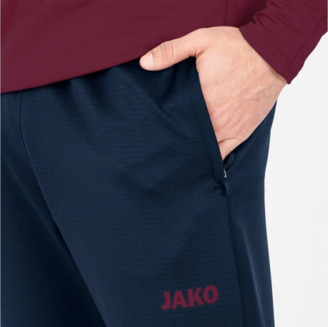 Спортивные штаны тренировочные Jako CHALLENGE темно-сине-бордовые 8421-905