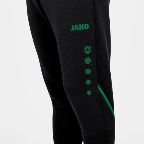 Спортивные штаны тренировочные Jako CHALLENGE черно-зеленые 8421-813