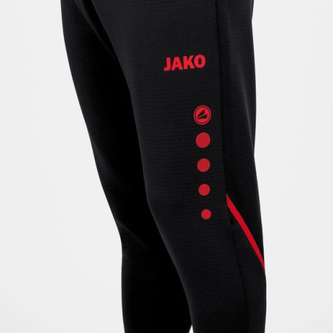 Спортивні штани тренувальні дитячі Jako CHALLENGE чорно-червоні 8421-812