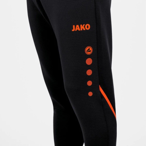 Спортивные штаны тренировочные Jako CHALLENGE черно-оранжевые 8421-807