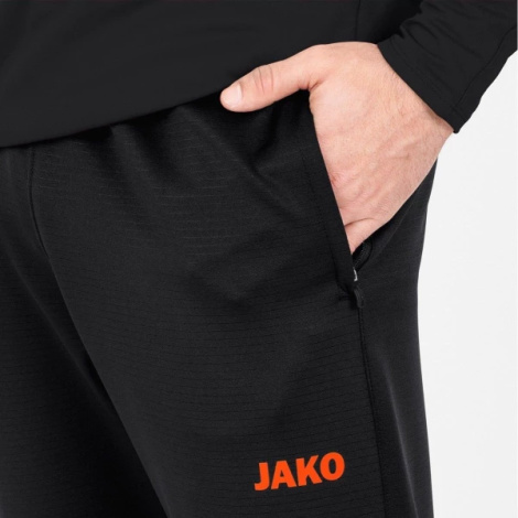 Спортивные штаны тренировочные Jako CHALLENGE черно-оранжевые 8421-807
