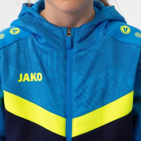 Олімпійка (мастерка) з капюшоном дитяча Jako ICONIC темно-синьо-жовто-синя 6824-914
