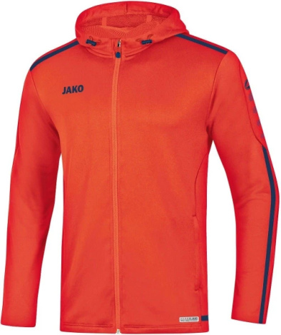Олимпийка (мастерка) детская Jako STRIKER 2.0 оранжево-синяя 6819-18