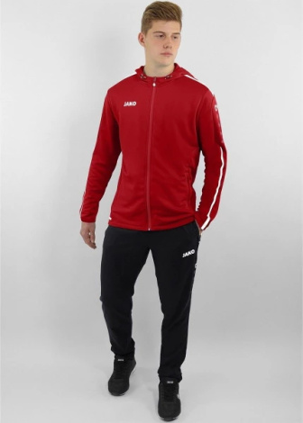 Олімпійка (мастерка) дитяча Jako STRIKER 2.0 червона 6819-11