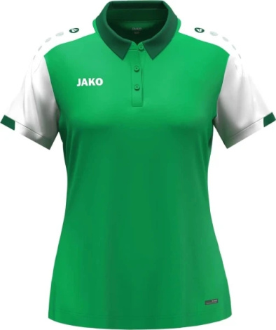 Поло женское Jako DYNAMIC зелено-белое 6370D-204