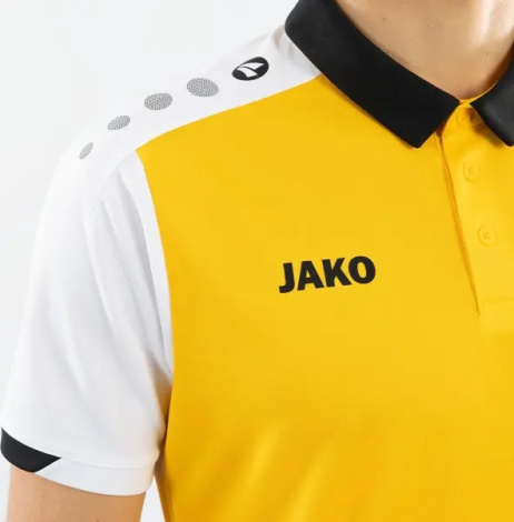 Поло Jako DYNAMIC желто-бело-черное 6370-305