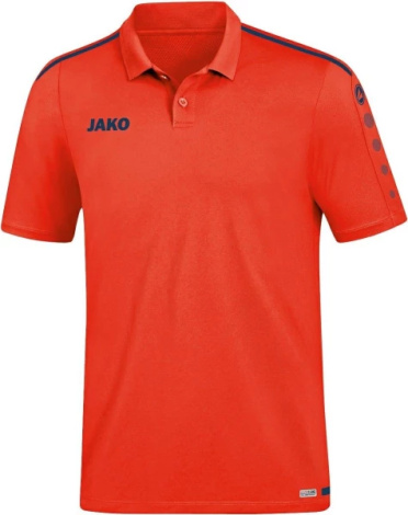 Поло детское Jako STRIKER 2.0 оранжево-темно-синее 6319-18