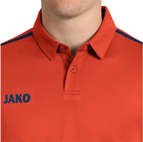 Поло детское Jako STRIKER 2.0 оранжево-темно-синее 6319-18