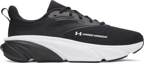 Кроссовки беговые Under Armour CHARGED+ ROGUE 6 черно-белые 6006719-001