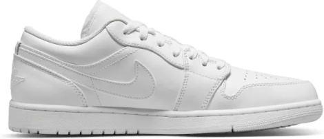 Кроссовки Nike AIR JORDAN 1 LOW белые 553558-136