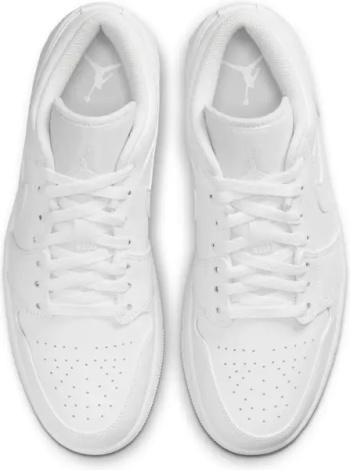 Кроссовки Nike AIR JORDAN 1 LOW белые 553558-136