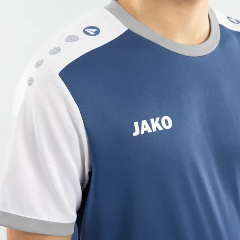 Футболка джерсі Jako DYNAMIC S/S синьо-біло-сіра 4270-921