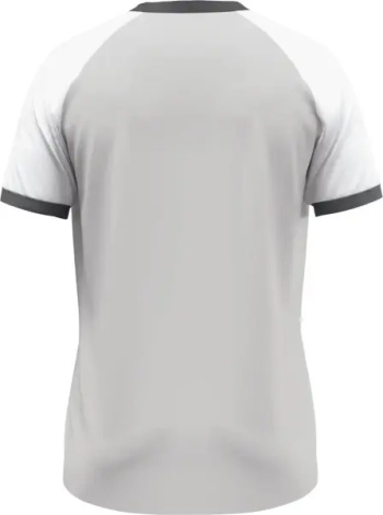 Футболка джерси детская Jako DYNAMIC S/S серо-белая 4270-837
