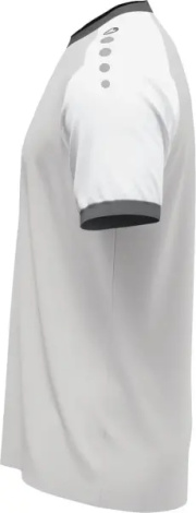 Футболка джерси детская Jako DYNAMIC S/S серо-белая 4270-837
