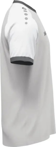 Футболка джерси детская Jako DYNAMIC S/S серо-белая 4270-837