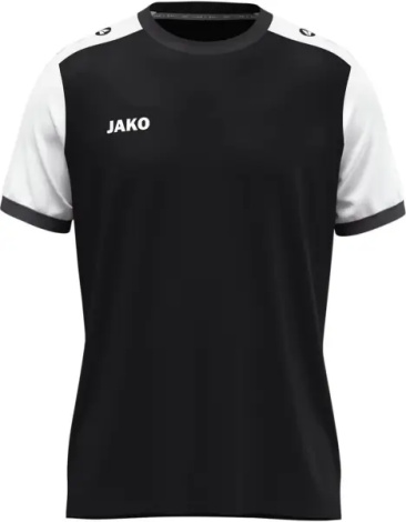 Футболка джерси детская Jako DYNAMIC S/S черно-белая 4270-826