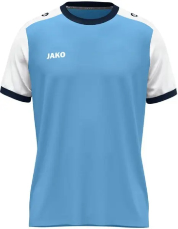Футболка джерси Jako DYNAMIC S/S голубо-бело-темно-синяя 4270-431