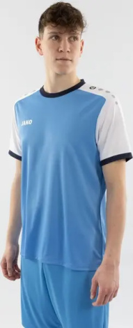 Футболка джерси Jako DYNAMIC S/S голубо-бело-темно-синяя 4270-431