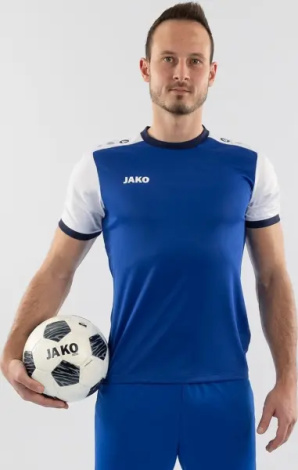 Футболка джерси Jako DYNAMIC S/S сине-бело-темно-синяя 4270-405
