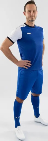 Футболка джерси Jako DYNAMIC S/S сине-бело-темно-синяя 4270-405