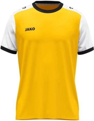 Футболка джерси Jako DYNAMIC S/S желто-бело-черная 4270-305