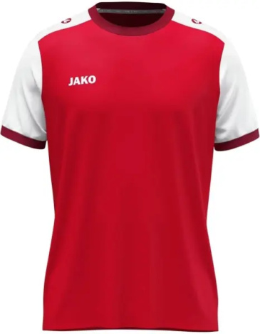 Футболка джерси детская Jako DYNAMIC S/S красно-белая 4270-114