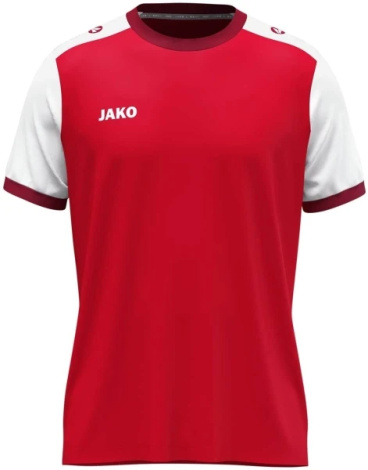 Футболка джерси Jako DYNAMIC S/S красно-белая 4270-114