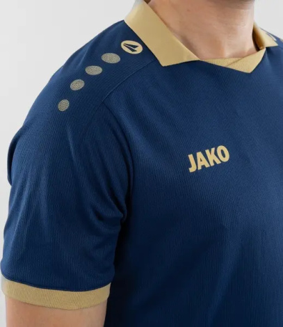 Футболка джерси Jako GLORY S/S темно-сине-золотая 4251-936