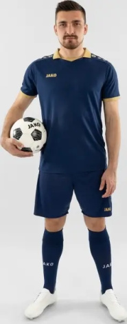 Футболка джерси Jako GLORY S/S темно-сине-золотая 4251-936
