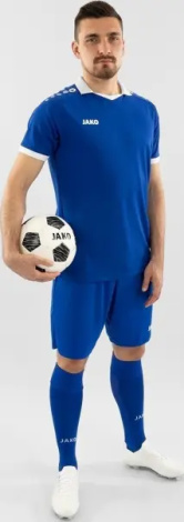 Футболка джерси Jako GLORY S/S сине-белая 4251-406