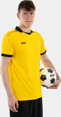 Футболка джерси Jako GLORY S/S желто-черная 4251-337