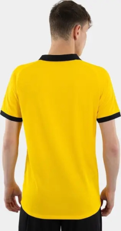 Футболка джерси Jako GLORY S/S желто-черная 4251-337