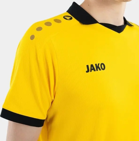 Футболка джерси Jako GLORY S/S желто-черная 4251-337