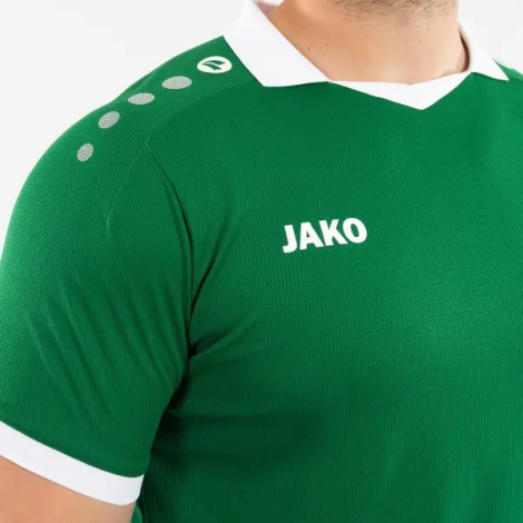 Футболка джерси Jako GLORY S/S зелено-белая 4251-206