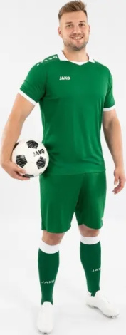 Футболка джерси Jako GLORY S/S зелено-белая 4251-206