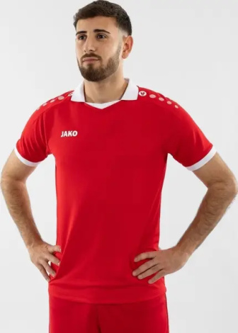 Футболка джерси Jako GLORY S/S красно-белая 4251-105