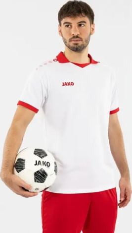 Футболка джерси Jako GLORY S/S бело-красная 4251-028