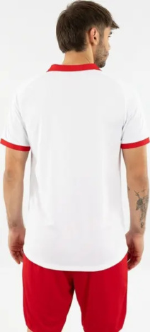 Футболка джерси Jako GLORY S/S бело-красная 4251-028