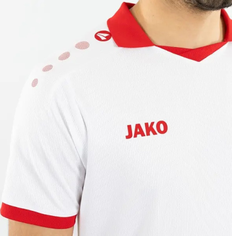 Футболка джерси Jako GLORY S/S бело-красная 4251-028