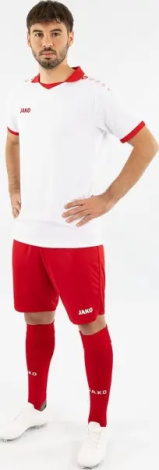 Футболка джерси Jako GLORY S/S бело-красная 4251-028