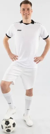 Футболка джерси Jako GLORY S/S бело-черная 4251-001
