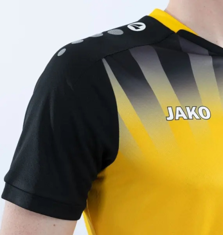 Футболка джерси Jako VINTAGE S/S желто-черная 4245-337