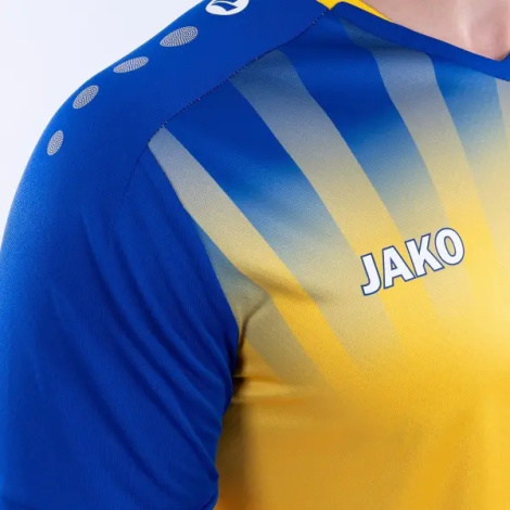 Футболка джерси Jako VINTAGE S/S желто-синяя 4245-336