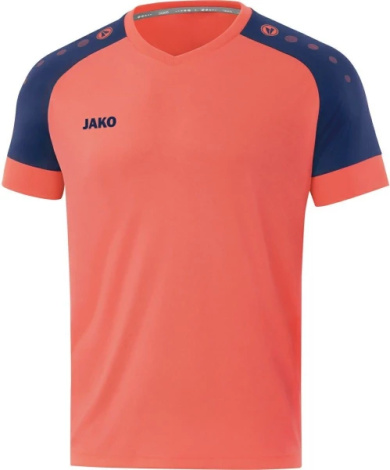 Футболка дитяча Jako CHAMP 2.0 коралово-темно-синя 4220-38