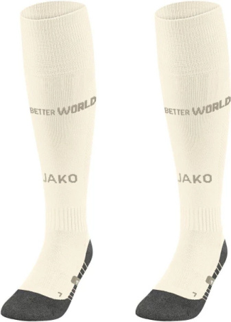 Гетры футбольные Jako WORLD кремово-белые 3830-030