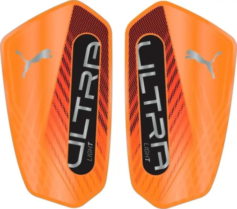 Щитки футбольні Puma ULTRA LIGHT SLEEVE оранжево-чорні 030989-05